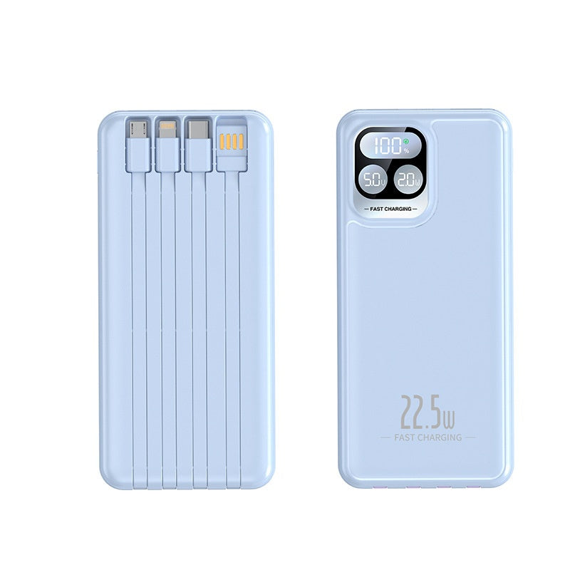 Power bank with fast charging cable Mini Shared Power Bank