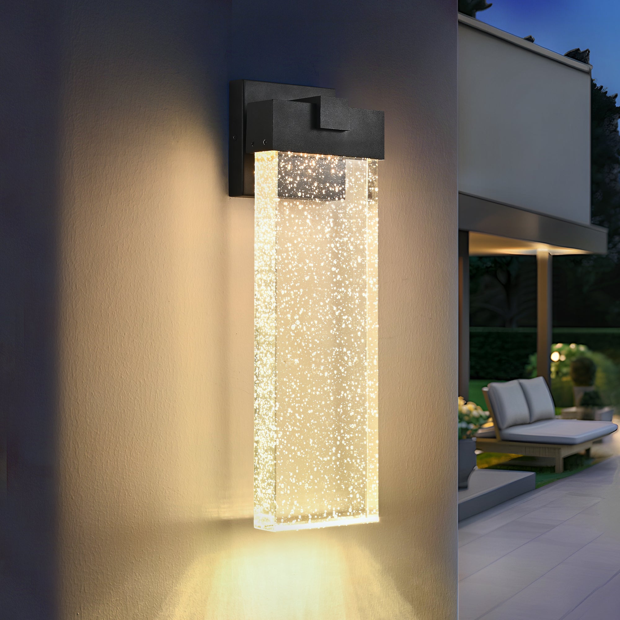 18"(H) 1-pack 12W Modern Outdoor Wall Light luminaire