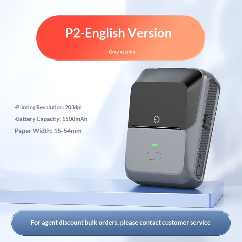 Imprimante d'étiquette portable thermique P2