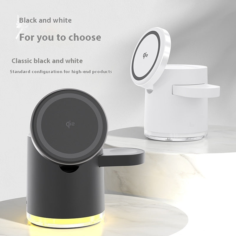 Pliage magnétique Chargeur sans fil trois en un