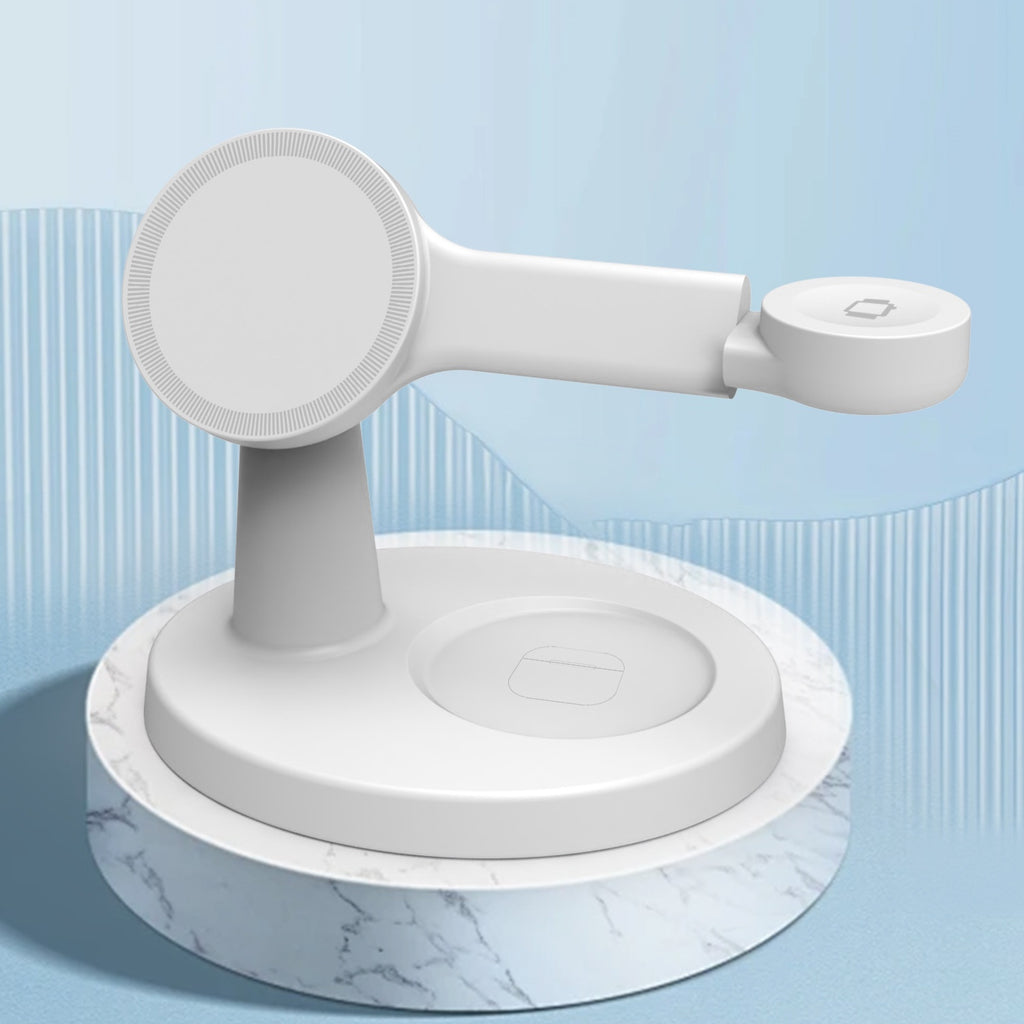 15W Electric Desktop Wireless Charging Stand for Magnetic Fast Charge Mobile Phones