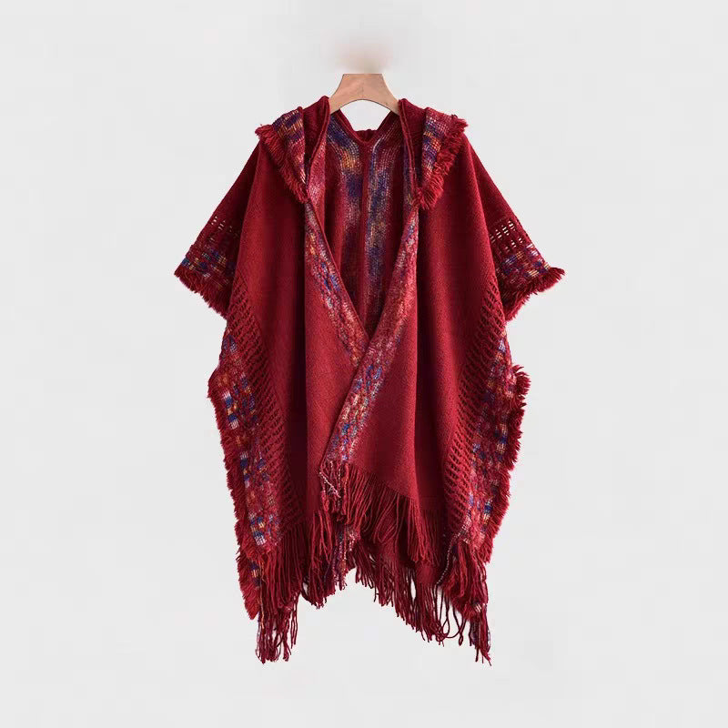 Châle à capuche mode pour les femmes Style ethnique