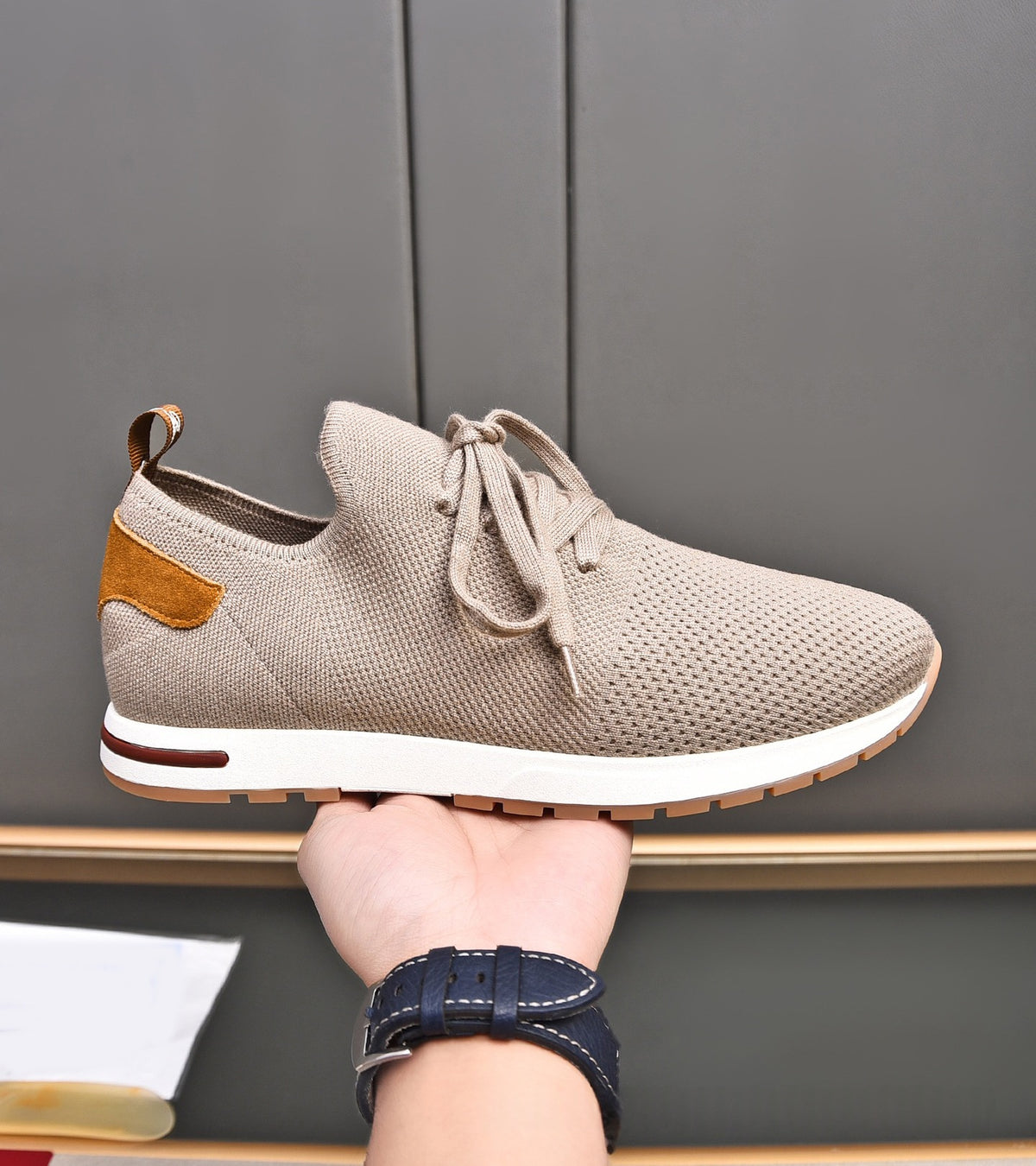 Sport tricoté Flyknit Mesh Hommes monocouche Chaussures Outdoor Casual Chaussures