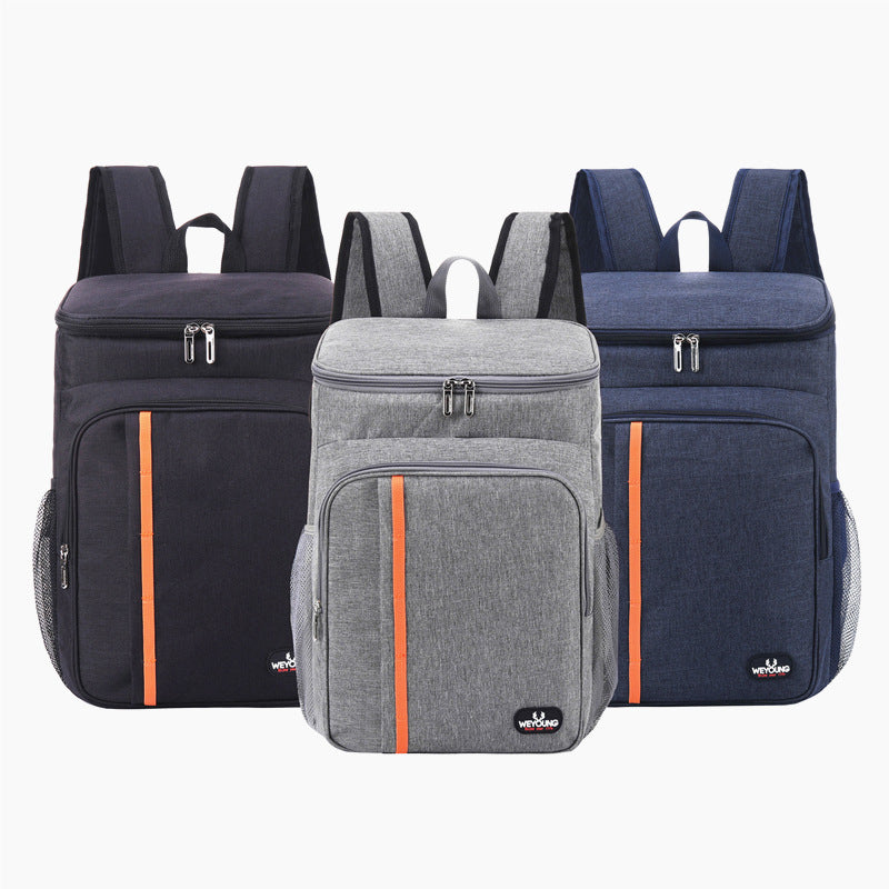 Sac à dos de refroidisseur à grande capacité gris