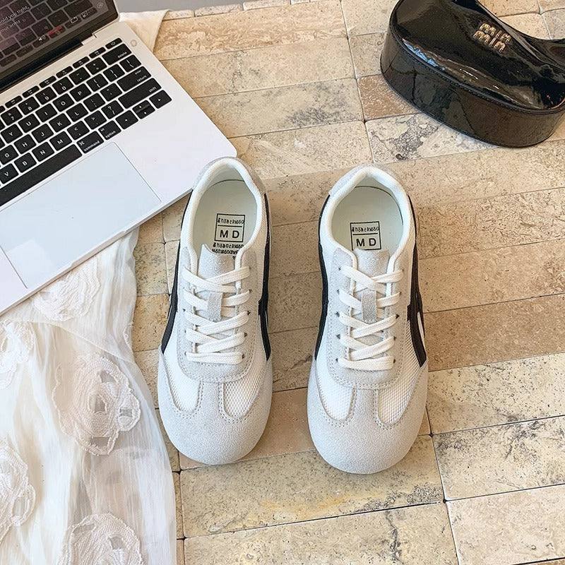 Women's Thick Leather Breathable Cortez Mesh