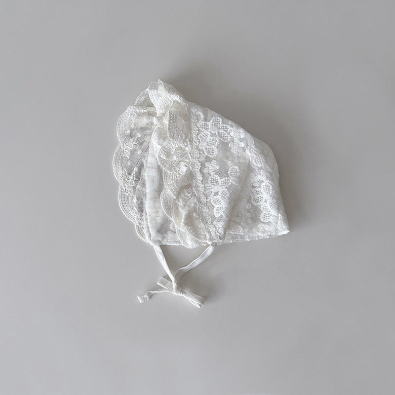 Nouveau-né Court Lace Princess Hat Baby Hat