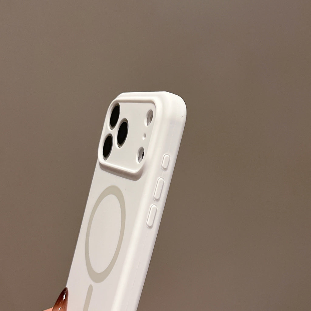 Boîtier de téléphone magnétique en silicone liquide