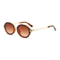 3626 Cadre ovale Lunettes de soleil rondes en métal Pc Commerce électronique Commerce extérieur Amazon Uv400 Mode