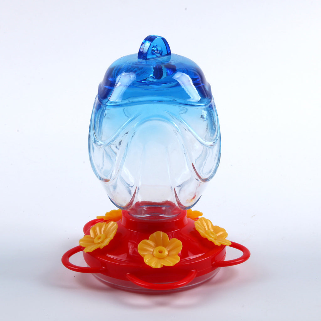 Décoration de jardin en verre peint nourrisseur de verre