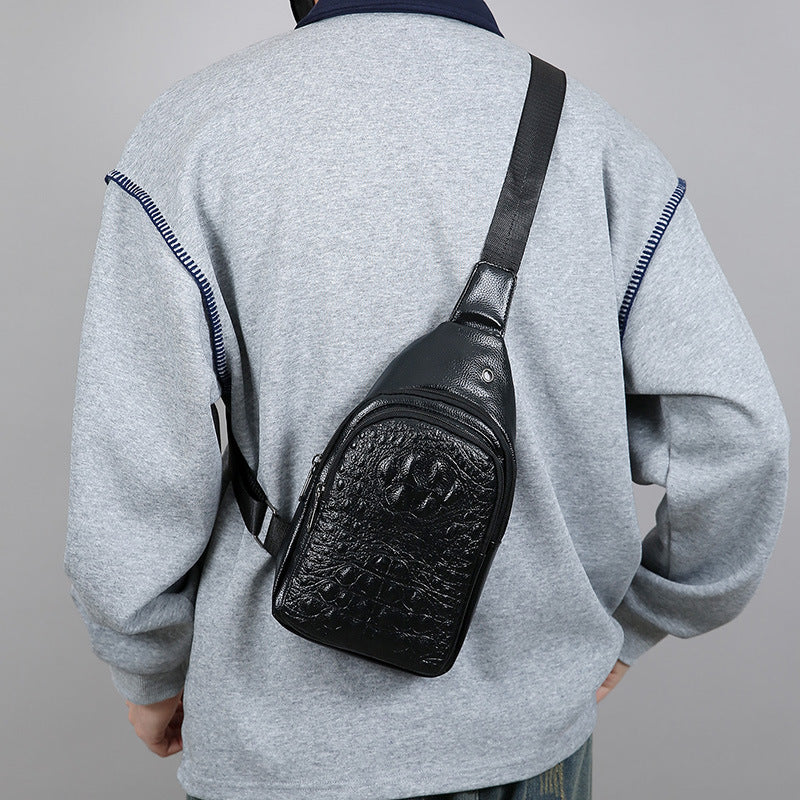 Hommes Fashionable sac de poitrine Business Commute Crossbody Style