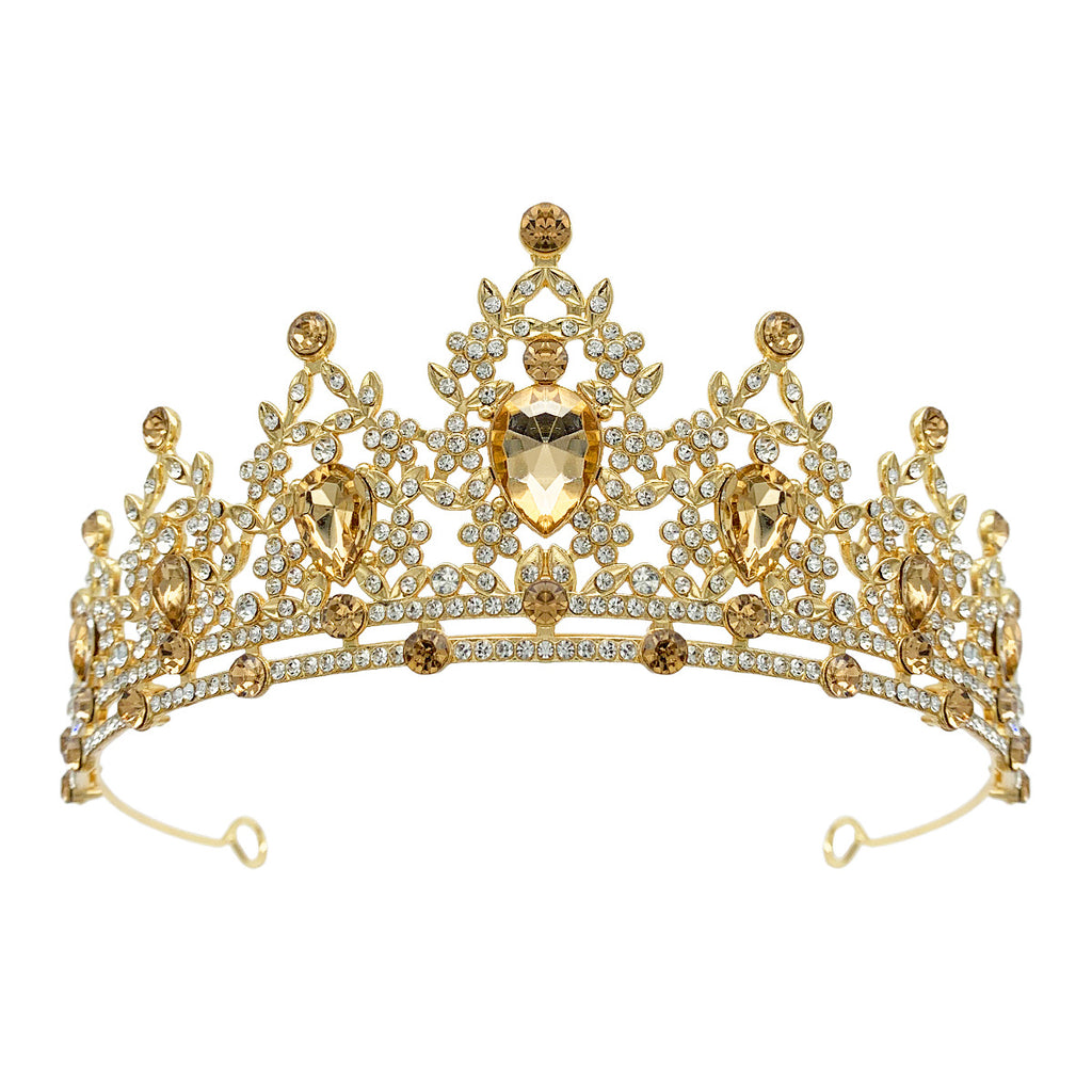 Strass Headband Alliage Couronne Robe de mariée Accessoire