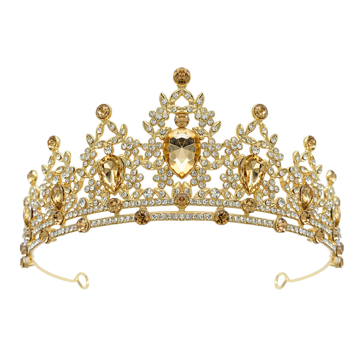 Strass Headband Alliage Couronne Robe de mariée Accessoire