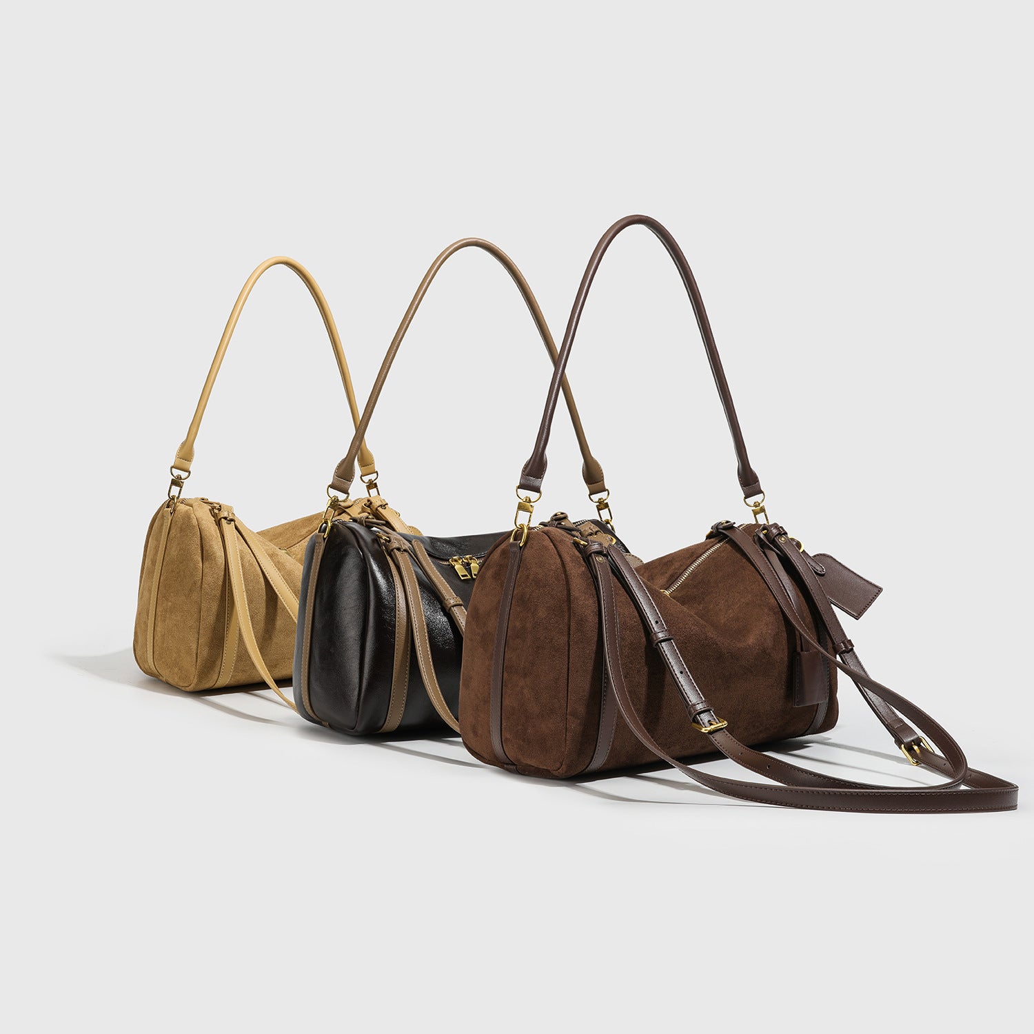 Stylish Minimalist Sac d'oreiller mat-fini Grande capacité pour les femmes