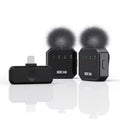 Microphone sans fil Lapel Microphone Recording Device Clip-on Mobile Phone Video Recording