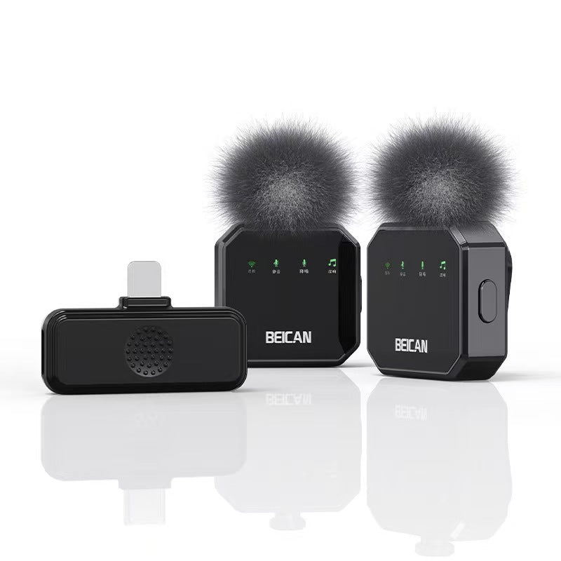 Microphone sans fil Lapel Microphone Recording Device Clip-on Mobile Phone Video Recording