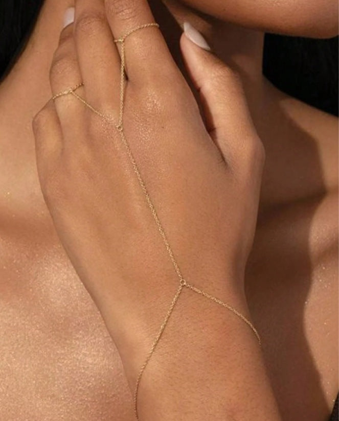 Bracelet de bague élégant avec une ambiance légère et luxueuse