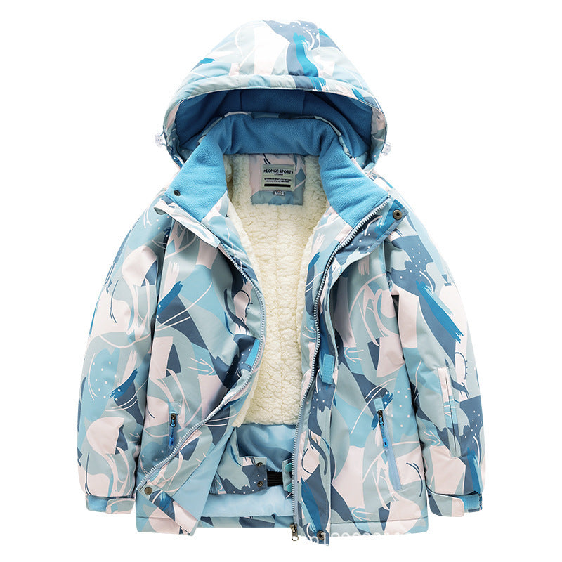 Enfants Outdoor Ski costume épais imperméable Et coupe-vent
