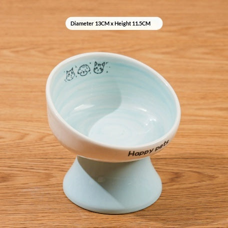Ceramic Bowl Set Elévated Pet Bowls Food Bowl et Water Bowl pour chiens et chats