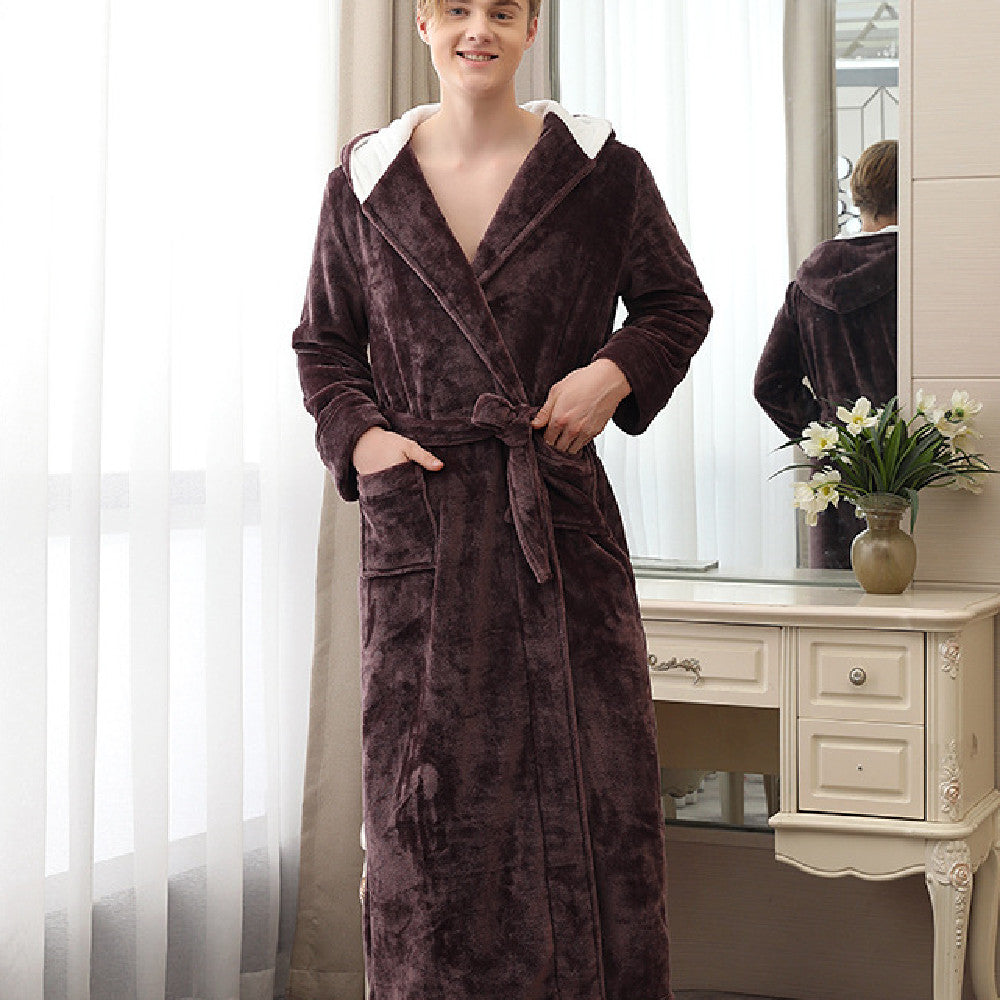 Pyjama de toilettage en velours gras pour hommes