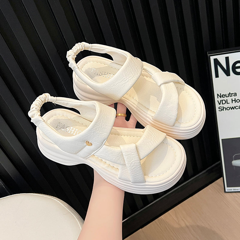 Sandales à diapositives de style fée de Crisscross pour femmes
