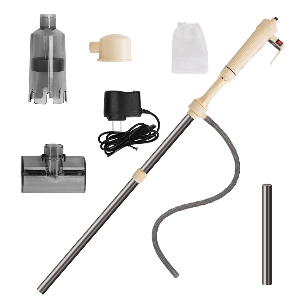 1 Set Multifonctionnel Electric Aquarium Gravel Cleaner Kit Longueur réglable automatique Fis