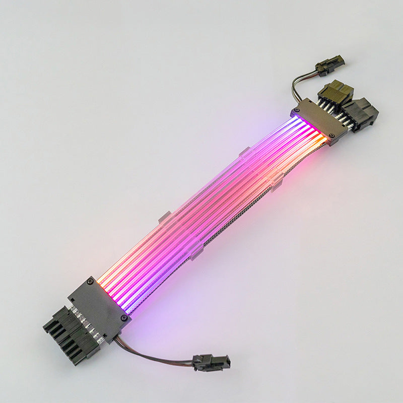 Argb LED Graphics Cable Extension Cable Dual 8P Double phares