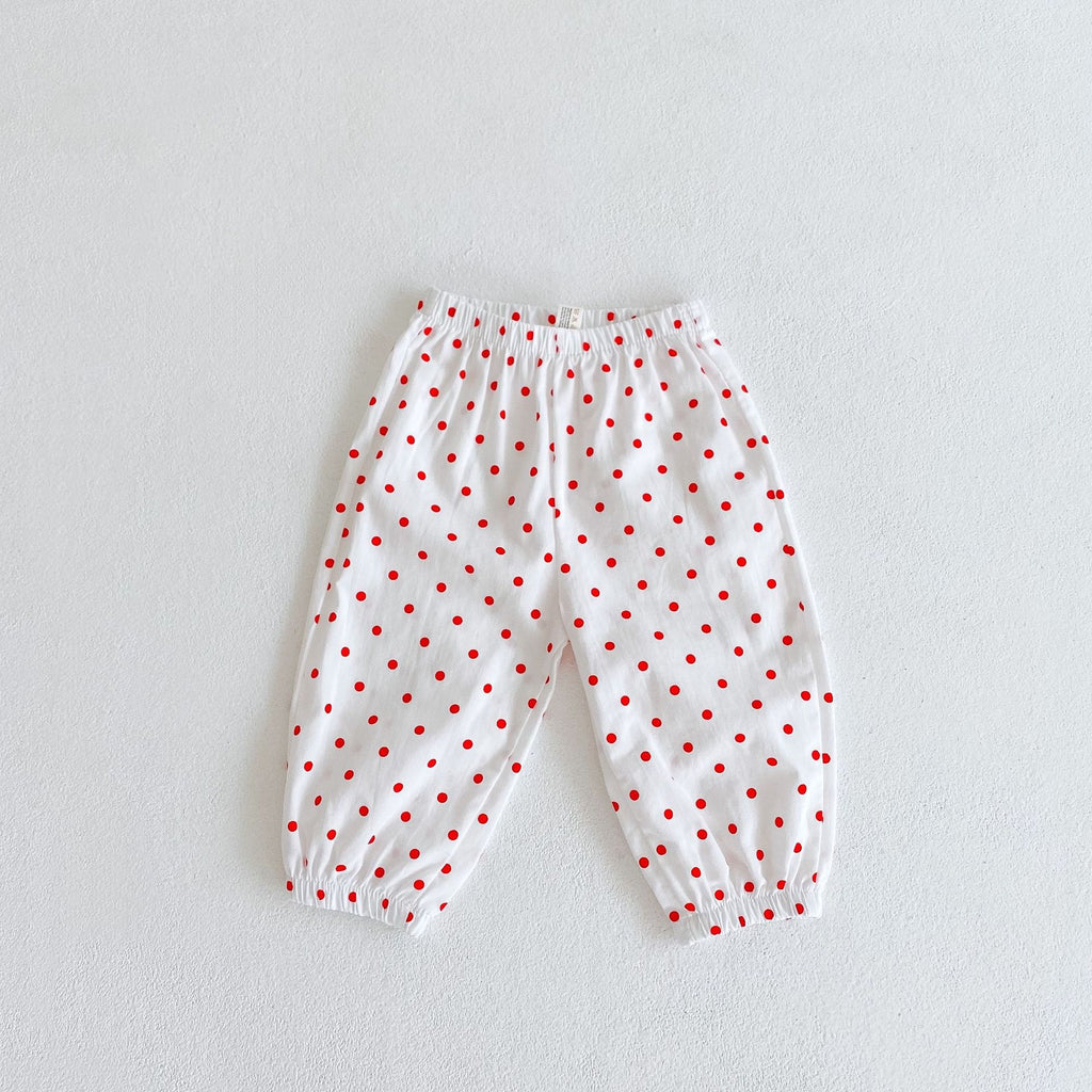 Filles Cotton Flower Mignon Pantalon imprimé