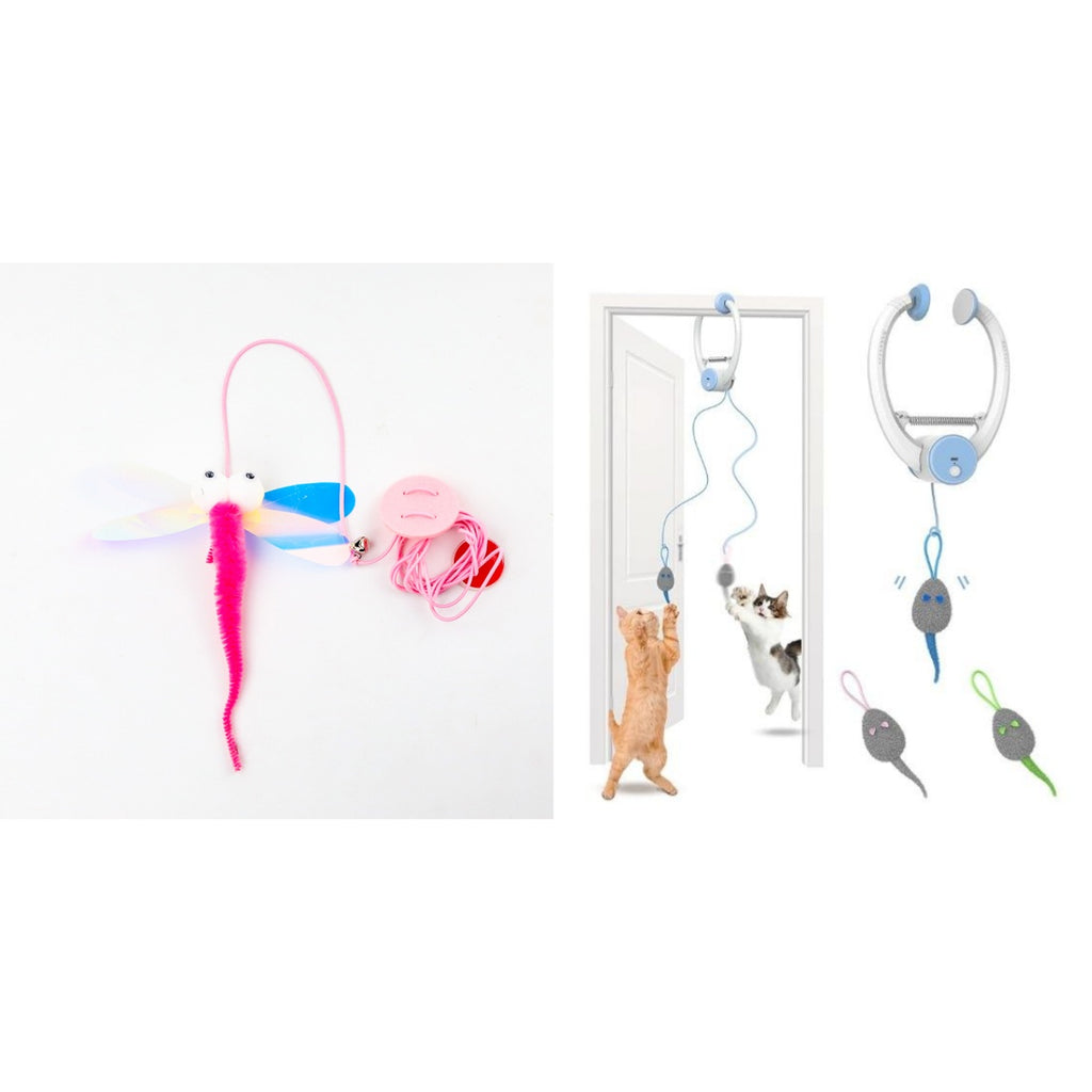 Couleur Beating Souris porte-porte électrique suspendu Automatic Interactive Toy