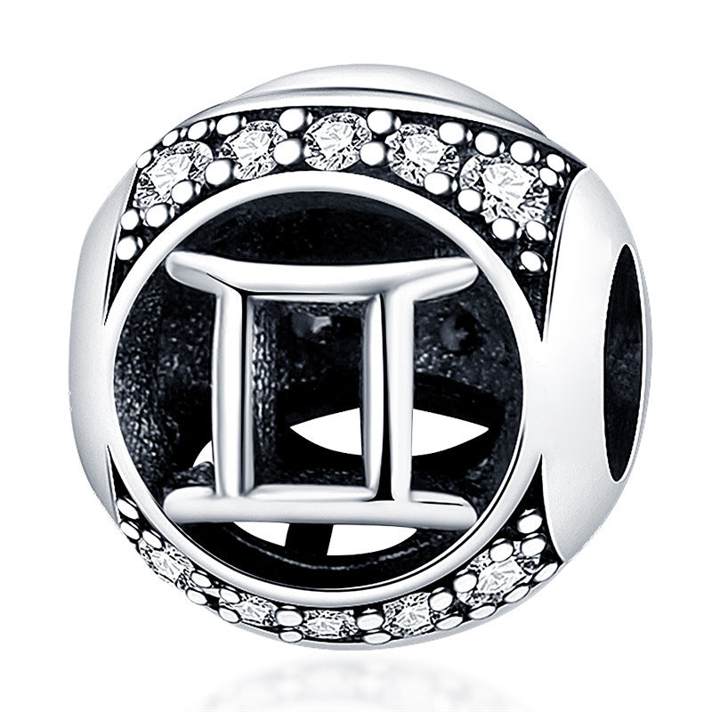 12 Accessoires de perles de signe zodiac pour bracelets bricolage