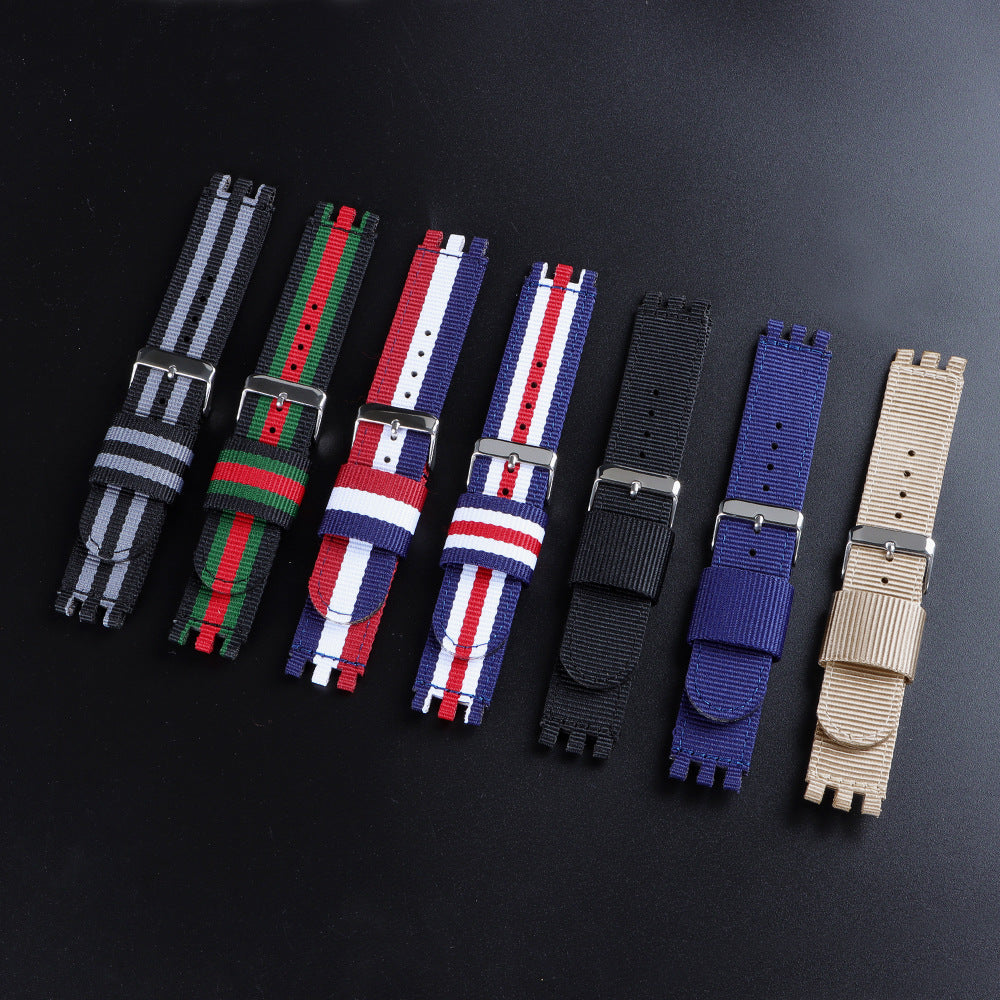 Convient pour les bracelets de toile de nylon de montre