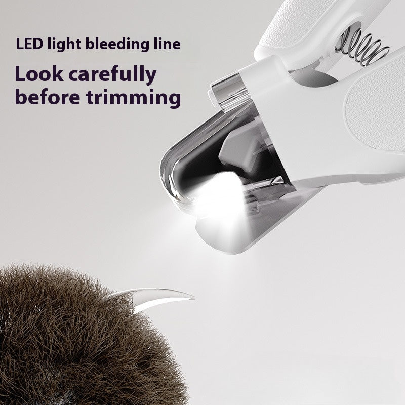 Led Light Cat Position anti-sang Dispositif de perçage des ongles