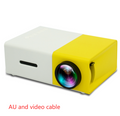 Projecteur portable 3D Hd Led Home Théâtre Cinéma HDMI compatible avec Usb Audio Projecteur Yg300