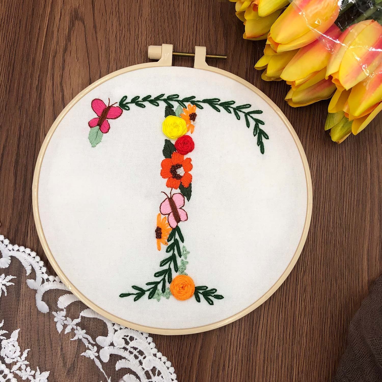 Broderie 3d Broderie faite à la main Broderie créative Diy Kit de tissu