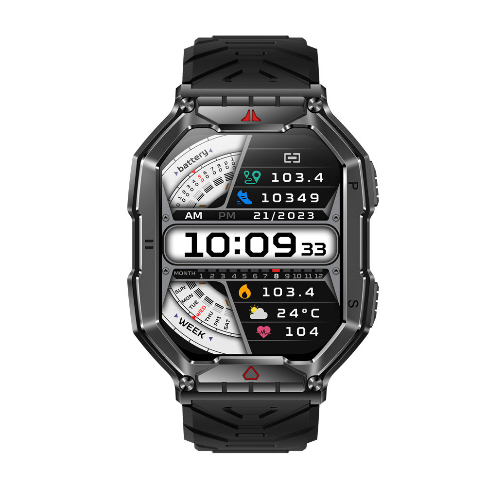 KR82 Smart Watch Bluetooth appelant la fréquence cardiaque Pression artérielle