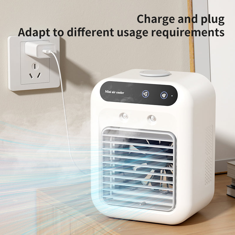 Refroidisseur d'air portable avec ventilateur de petit bureau
