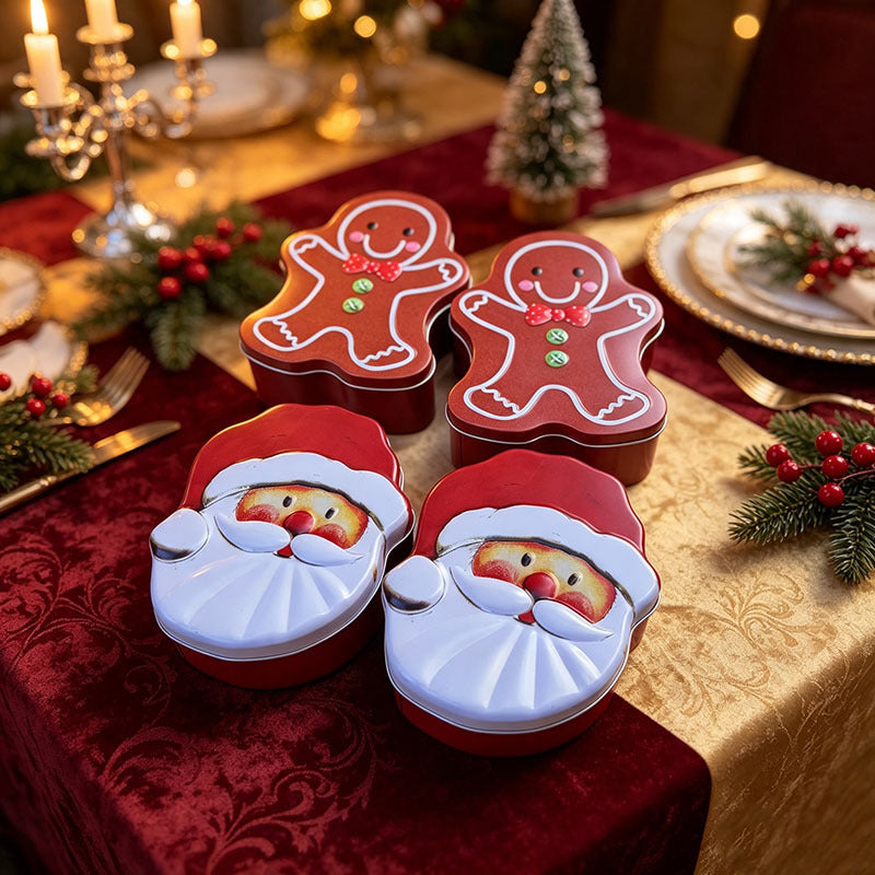 Boîte cadeau en pain d'épices de Noël