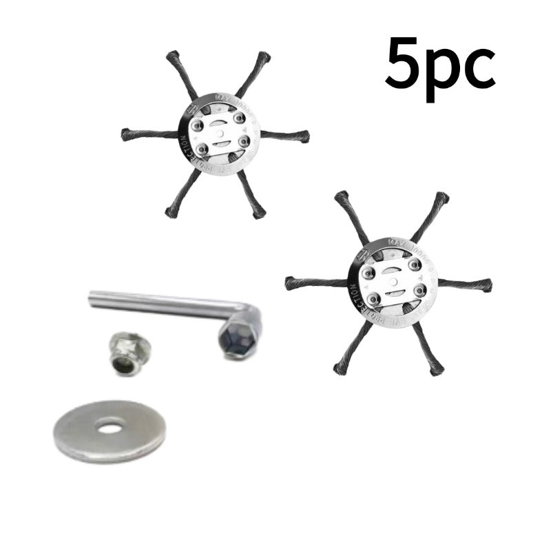 Tête de pinceau en acier 6Wire 6in