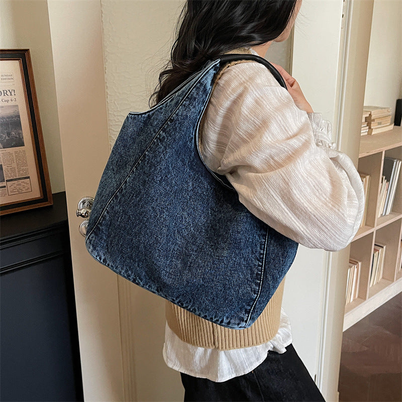 Sac à bandoulière casual de style rétro grande capacité