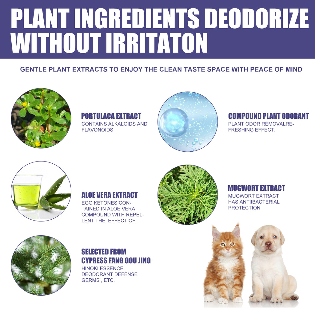 Spray désodorisant pour animaux 60 ml — aloe vera