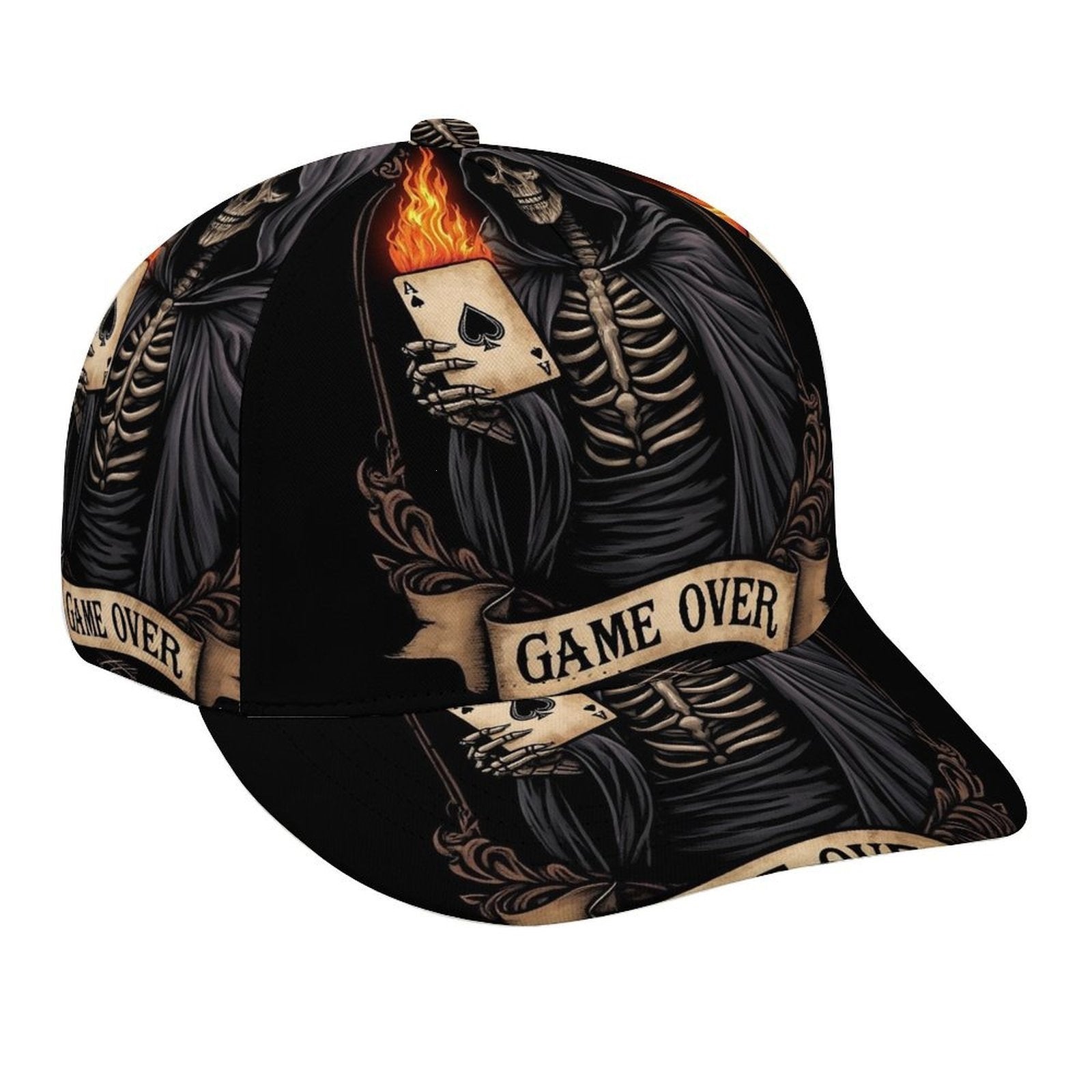 Bouchon imprimé polyvalent créatif avec un brim style baseball
