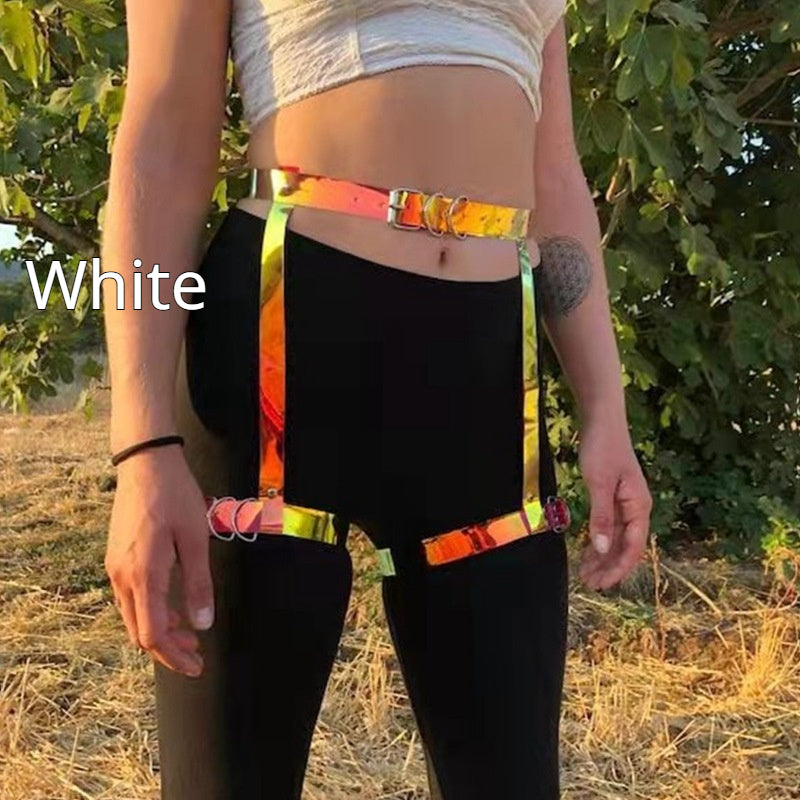 Anneau de jambe et accessoires de ceinture colorés