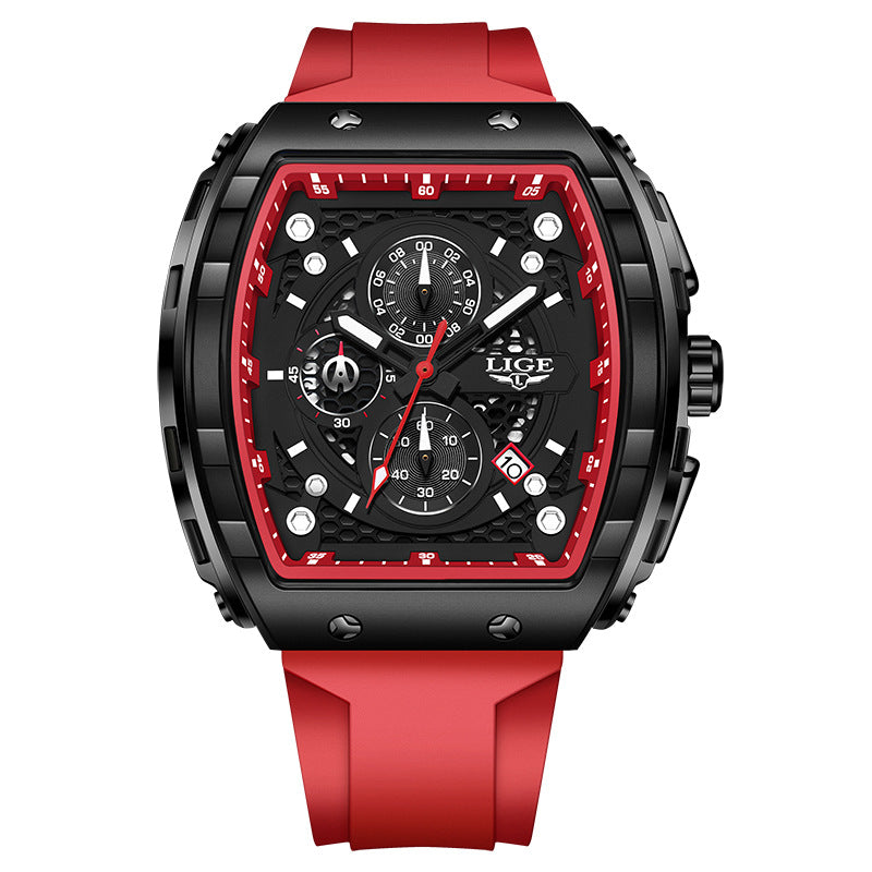 Montre Quartz Sport Homme Multifonctionnelle Lumineuse Imperméable