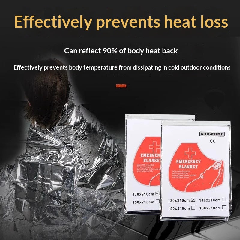 Couverture extérieure d'urgence pour la protection contre le froid Et la survie sauvage