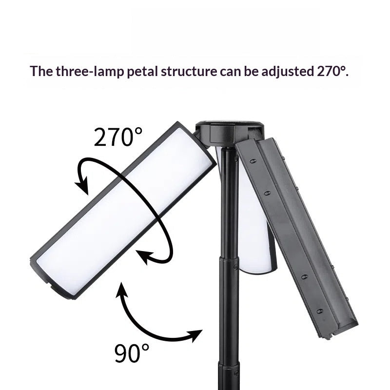 Lampadaire pliant multi-fonctions extérieur
