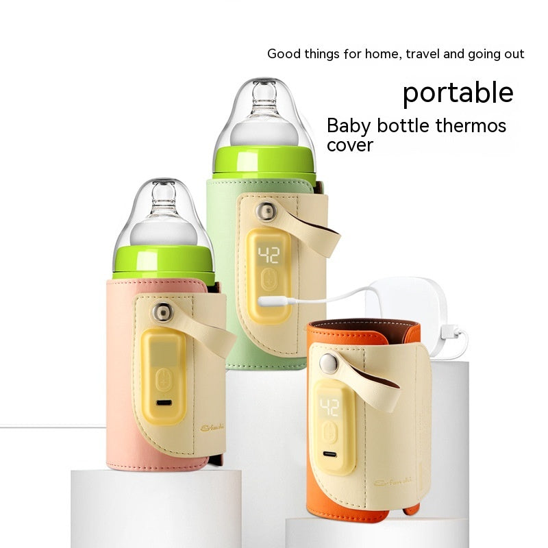 Température constante Chauffage pour bébé Isolant Bouteille de lait Night Out Portable Heat-holding B