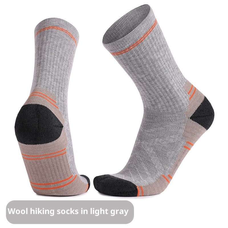 Chaussettes à neige en cachemire athlétique à ski chaud pour hommes