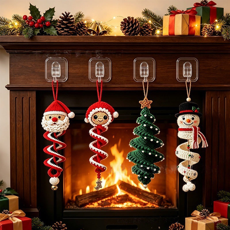 Ensemble de quatre pièces au Crochet de Noël