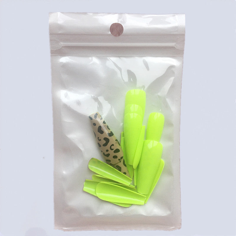 Femmes Colorful Trapézoïde en forme de faux ongles Conseils