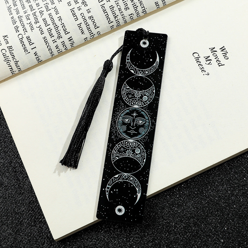 Creative Skull Pattern Acrylic Tassel Reading Décoration Signet