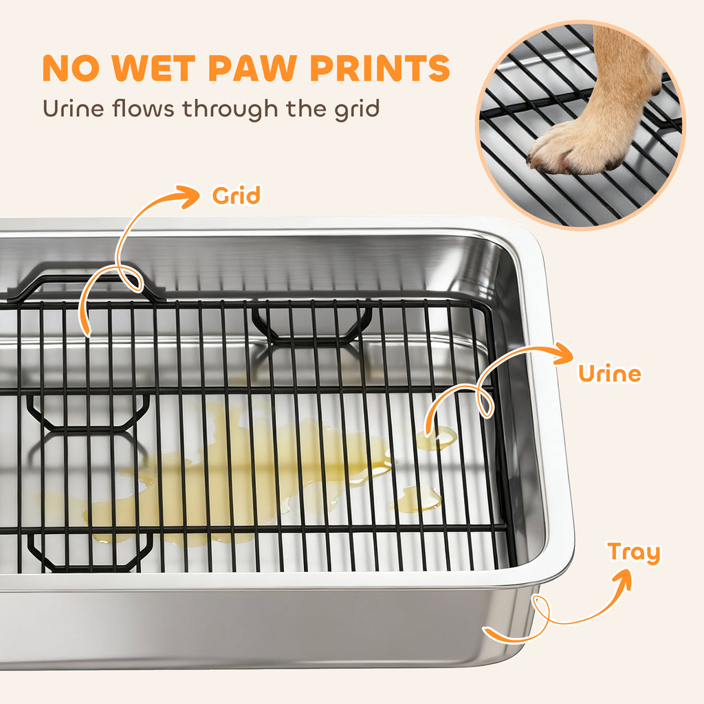 Stainless steel dog bowl for small and medium dogs